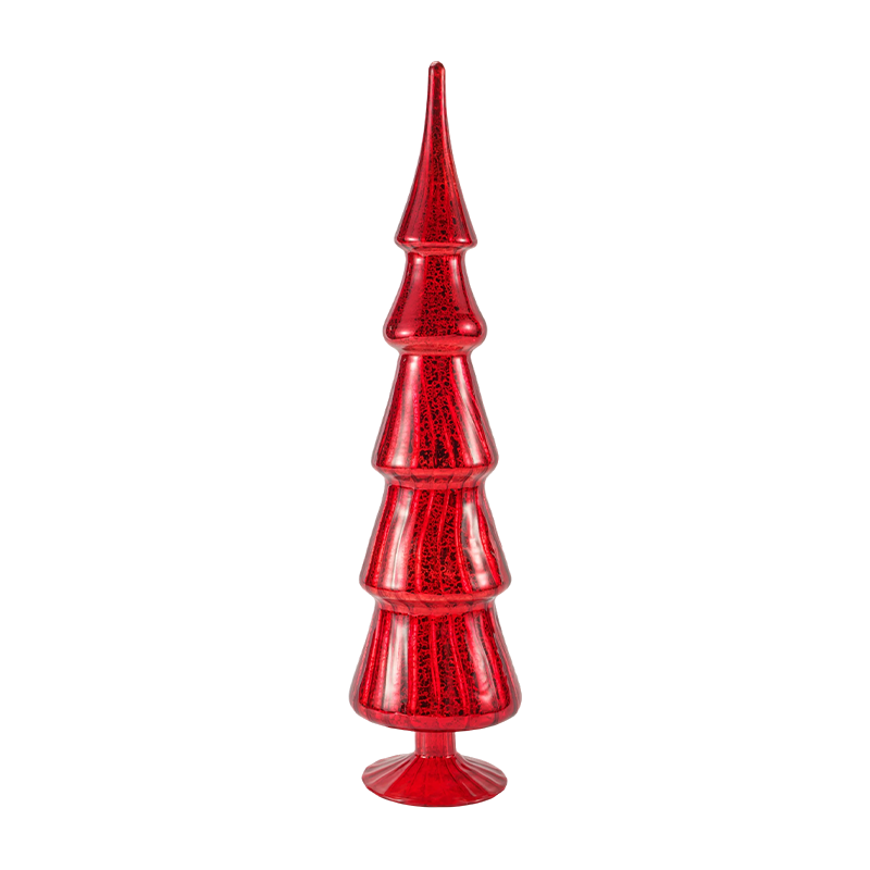 10×40cm Rothlach Stráice Crann Nollag Gloine 2-Píosa Socraigh Maisiú Tábla