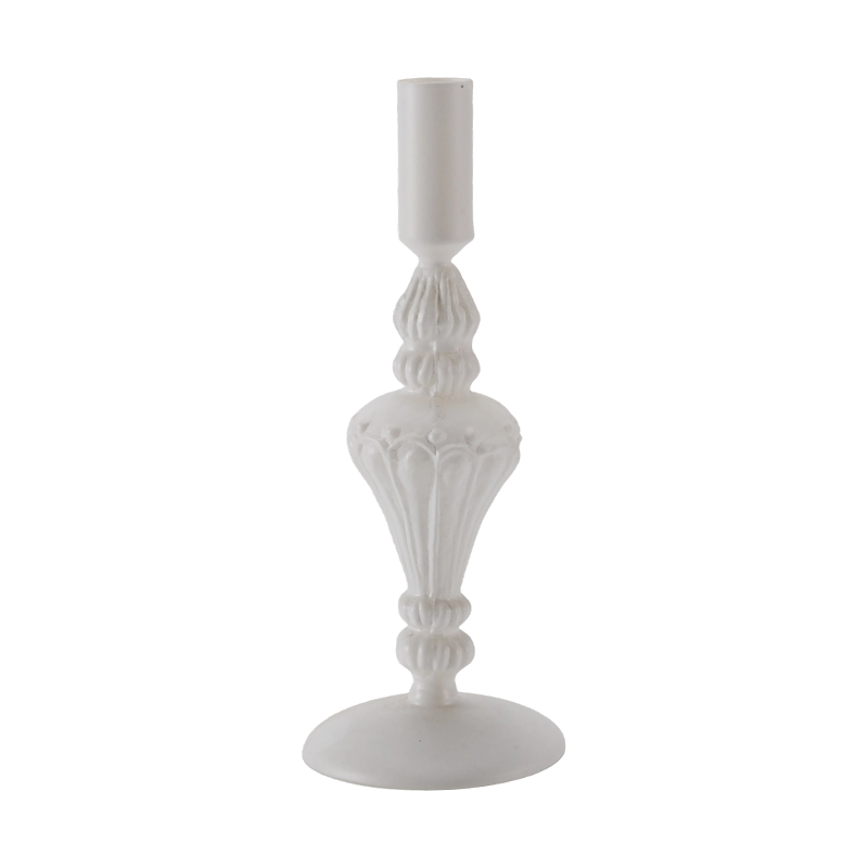 Bailiúchán Sealbhóir Coinnle Gloine 18cm Dathúil