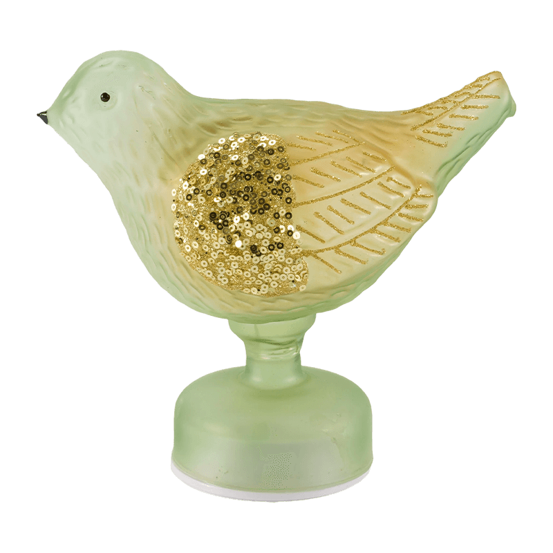Solas boird Éan Maisiúil Glitter/Sequin (le stiúir)