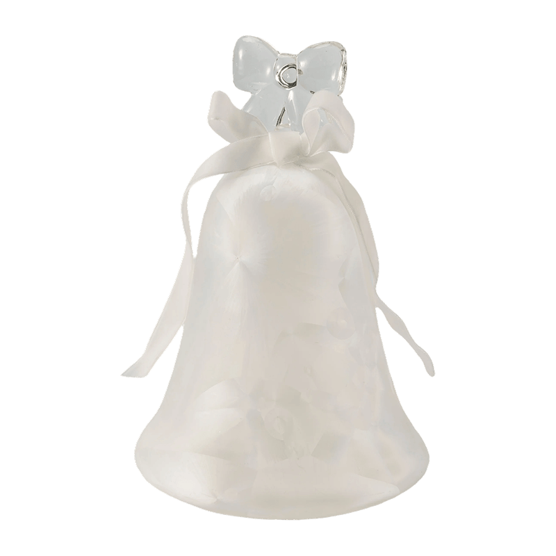 Mearcair Gloine Aingeal Figiúr / Frosted / Glitter Maisiúchán Bell Gloine (le LED)