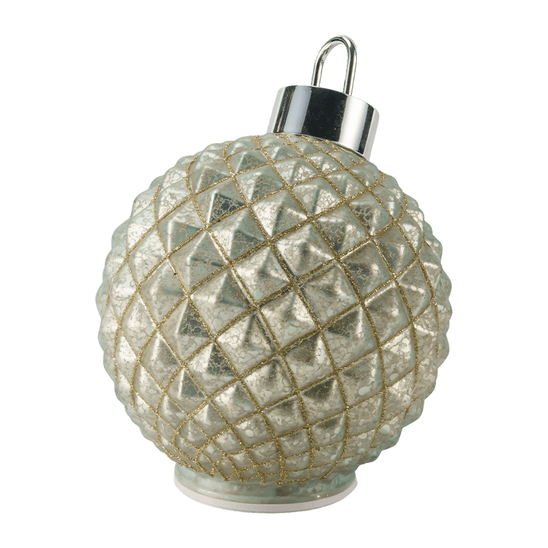 Gloine Uigeacht Bauble Nollag (Stíleanna Cuilteáilte Ribeach / Diamond)