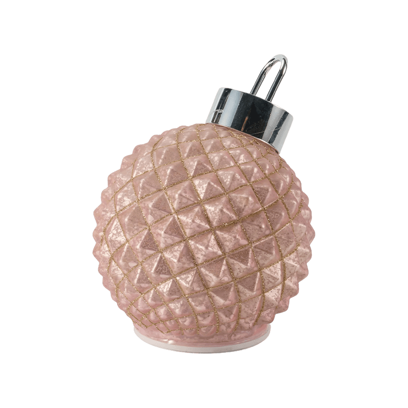 Gloine Uigeacht Bauble Nollag (Stíleanna Cuilteáilte Ribeach / Diamond)