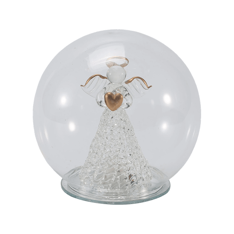 Cloche Gloine Fhéile & Solas Globe (Aingeal / Nativity / Crann Nollag / Stíleanna Foraoise Fianna)