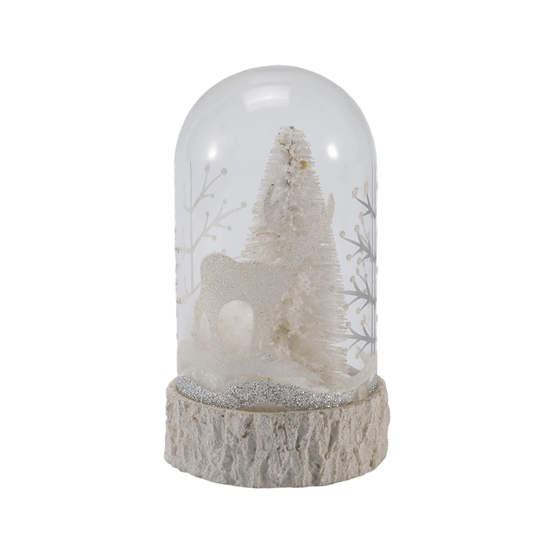 Cloche Gloine Fhéile & Solas Globe (Aingeal / Nativity / Crann Nollag / Stíleanna Foraoise Fianna)