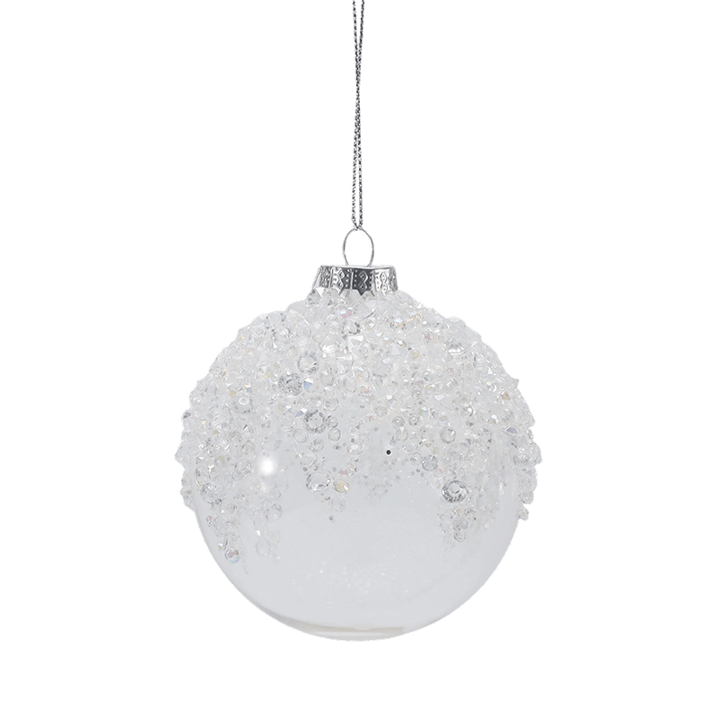 8*8*8 cm Préimh Gloine Nollag Bauble