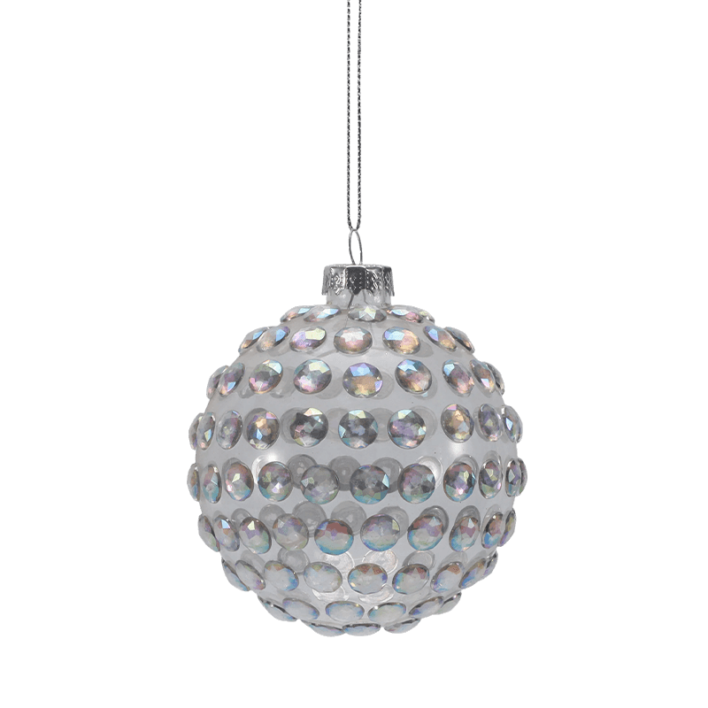 8*8*8 cm Préimh Gloine Nollag Bauble