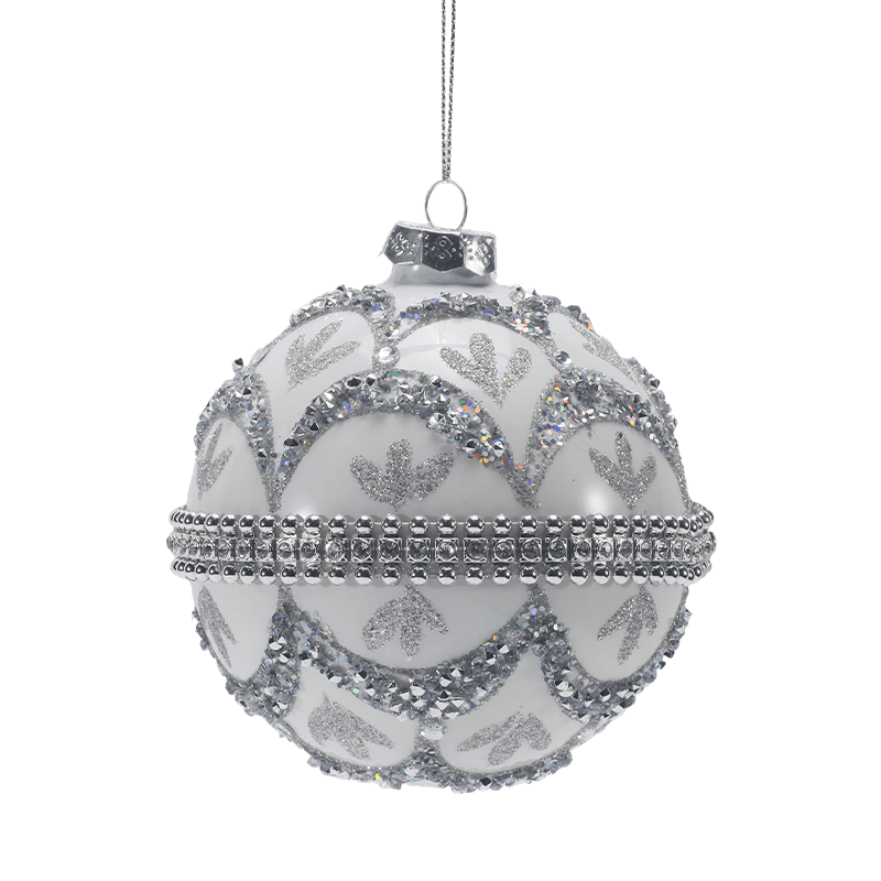 8*8*8 cm Préimh Gloine Nollag Bauble