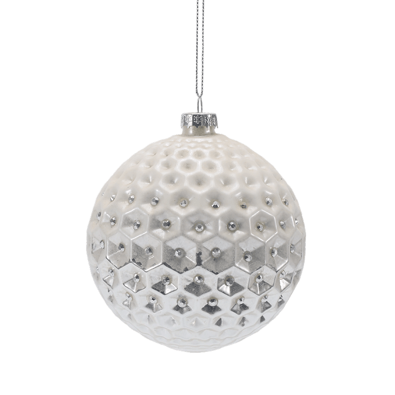 8*8*8 cm Préimh Gloine Nollag Bauble