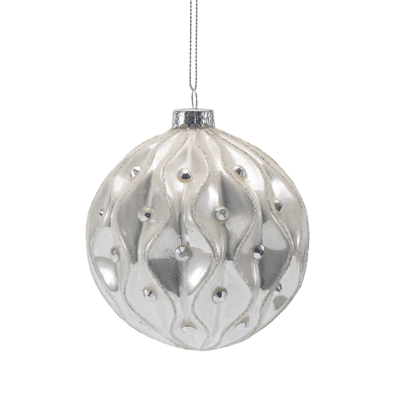 8*8*8 cm Préimh Gloine Nollag Bauble