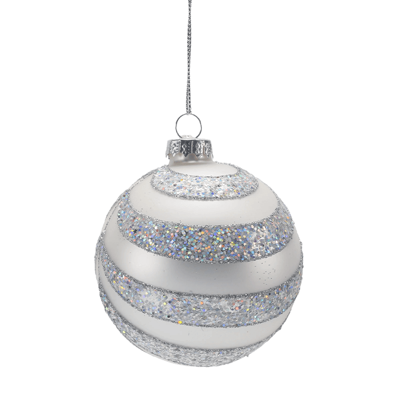 8*8*8 cm Préimh Gloine Nollag Bauble