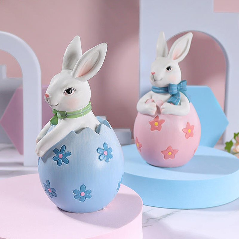 8*16cm Roisín Bunny Cásca Decor Figurine Set