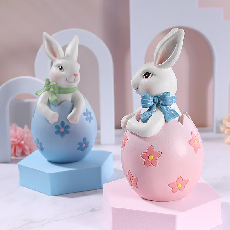 8*16cm Roisín Bunny Cásca Decor Figurine Set