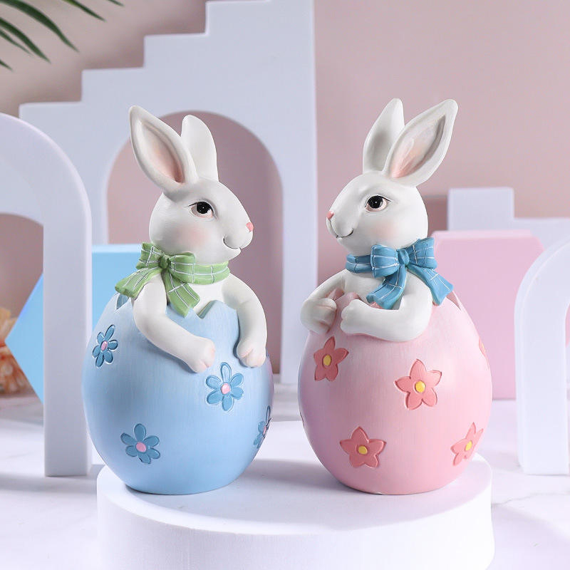 8*16cm Roisín Bunny Cásca Decor Figurine Set