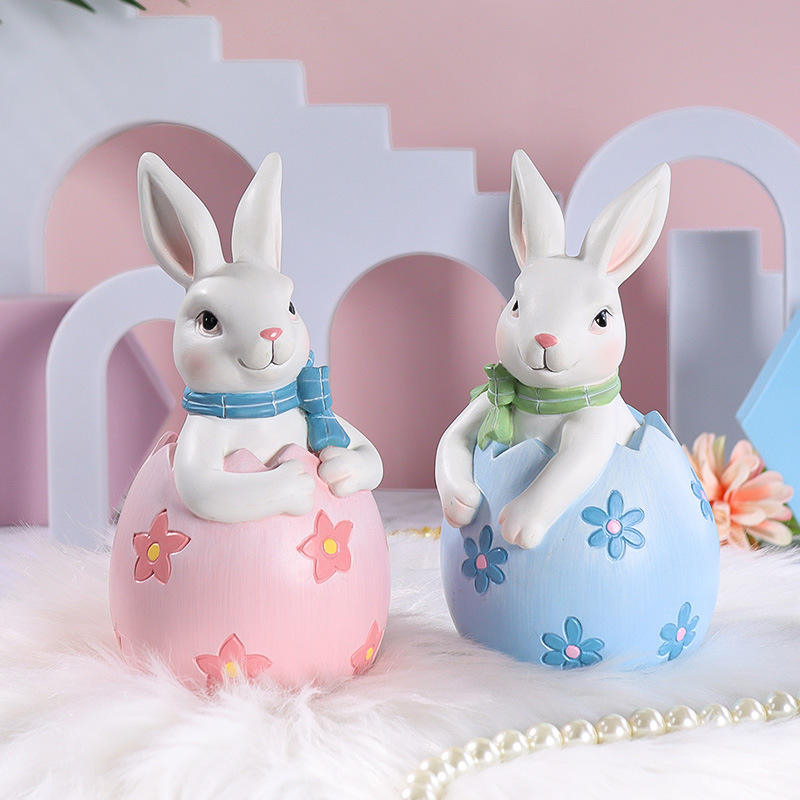 8*16cm Roisín Bunny Cásca Decor Figurine Set