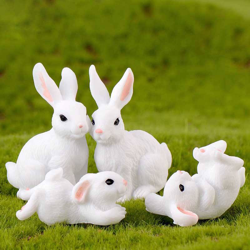8cm Roisín Bunny Cásca Figurine Decor Set