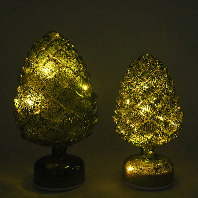 15×28 cm & 11×22 cm Gloine Rothlach Nollag péine faoi stiúir Maisiú Tábla