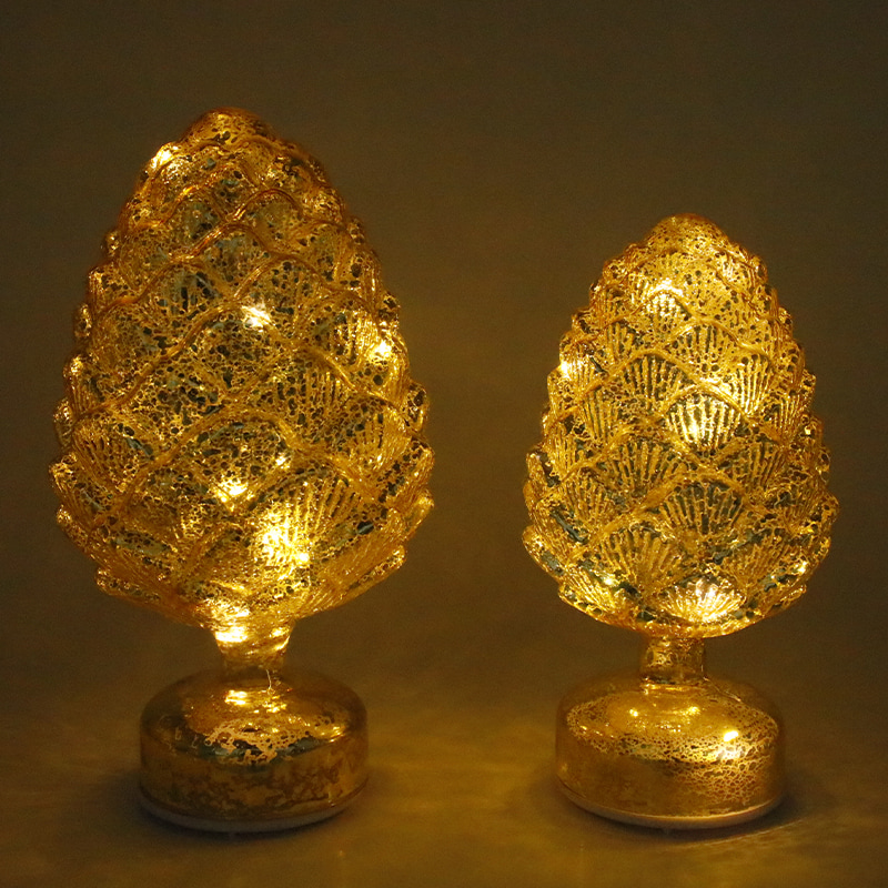 15×28 cm & 11×22 cm Gloine Rothlach Nollag péine faoi stiúir Maisiú Tábla